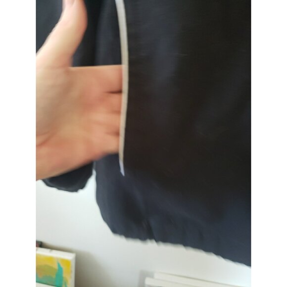 Ashworth Vintage Google Company Logo 1/4 Zip Jacket Red Black White Trim M y2k - Picture 6 of 11